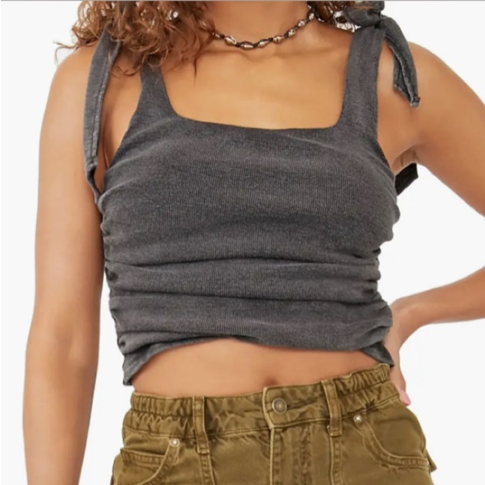 Free people Boulevard cotton crop top